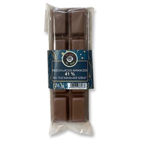   Bio 41% narancsos - mézeskalácsos tejcsokoládé szelet 26 gr