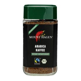 Mount Hagen Bio koffeinmentes instant Arabica kávé 100 gr