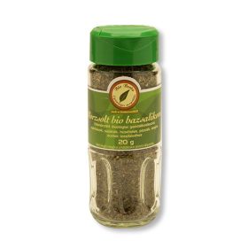 Bio bazsalikom morzsolt üveges