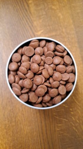 Bio 36% kakaótartalmú tejcsokoládé pasztilla 100 gr